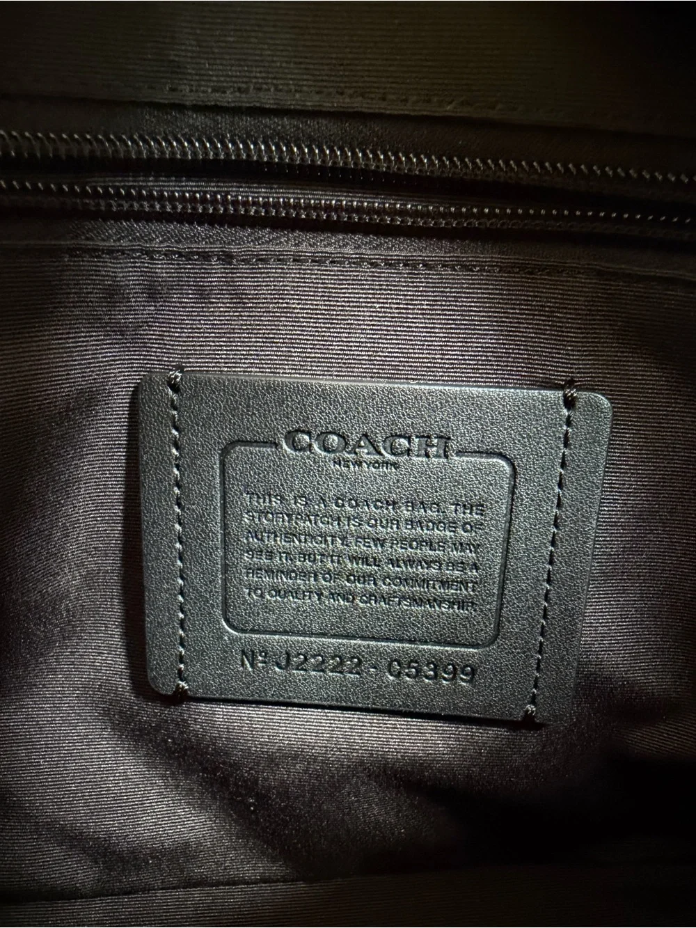 NWT COACH Hudson Crossbody Bag Gunmetal / Saddle Brown Leather Messenger C5399